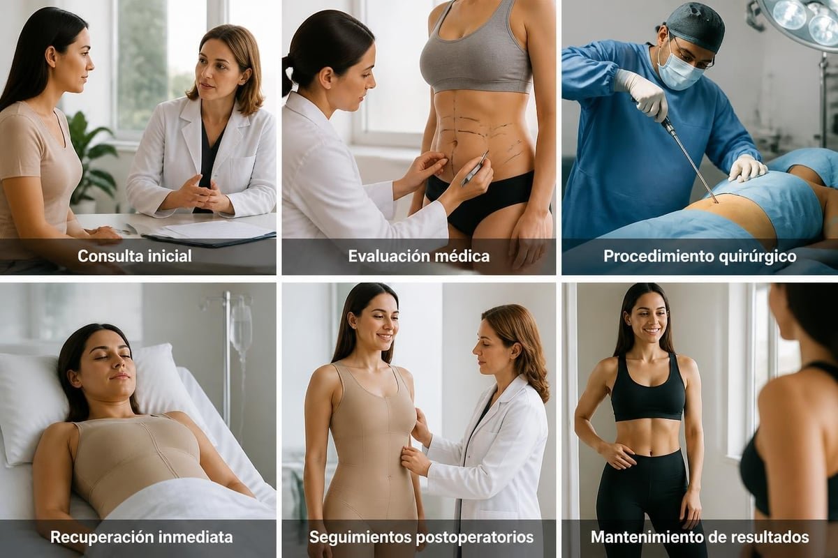 Proceso de liposucción