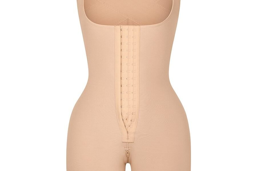 Faja Body Post-Quirúrgica con Broches - Piel